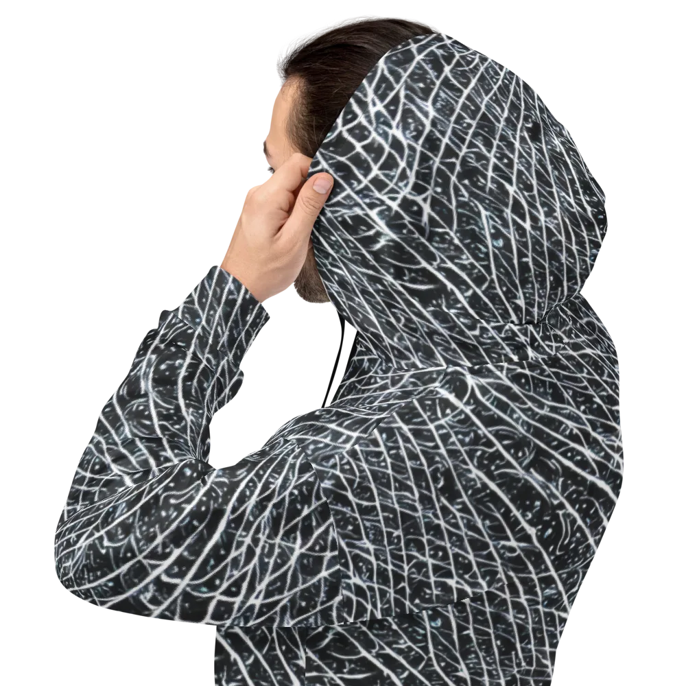 Midnight Lattice on Hoodie — Back