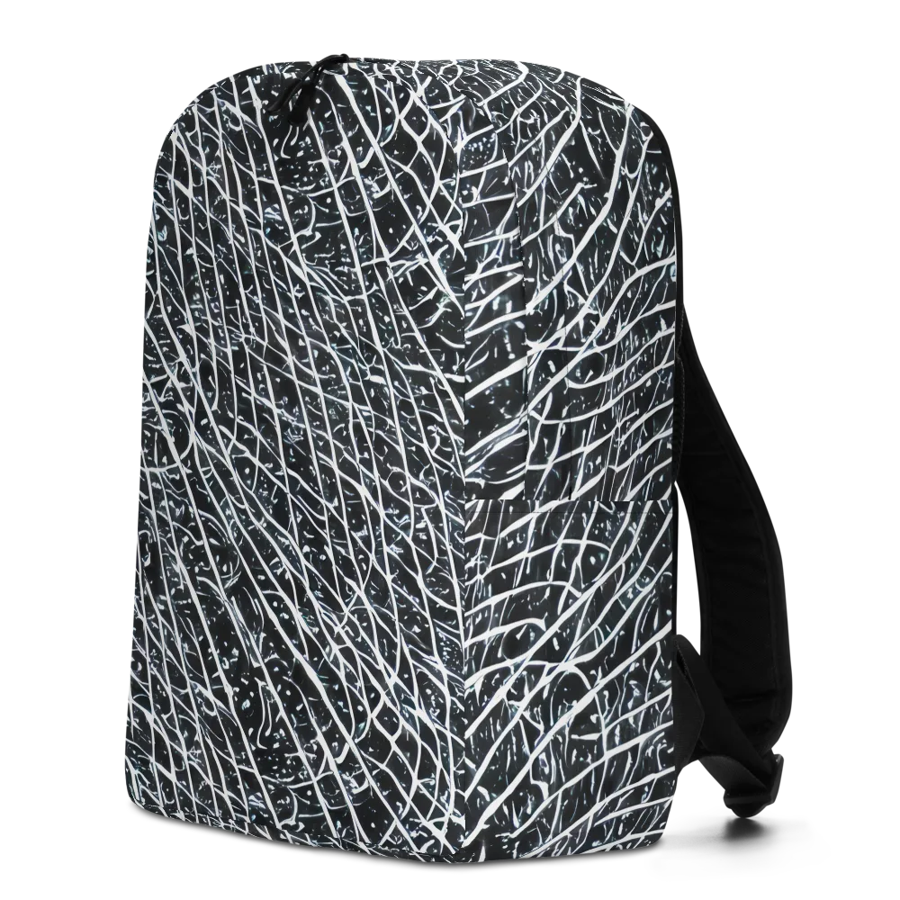 Midnight Lattice on Minimalist Backpack — Left