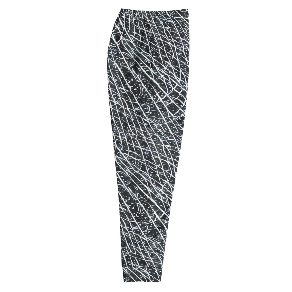 Midnight Lattice on Men's Joggers — Right