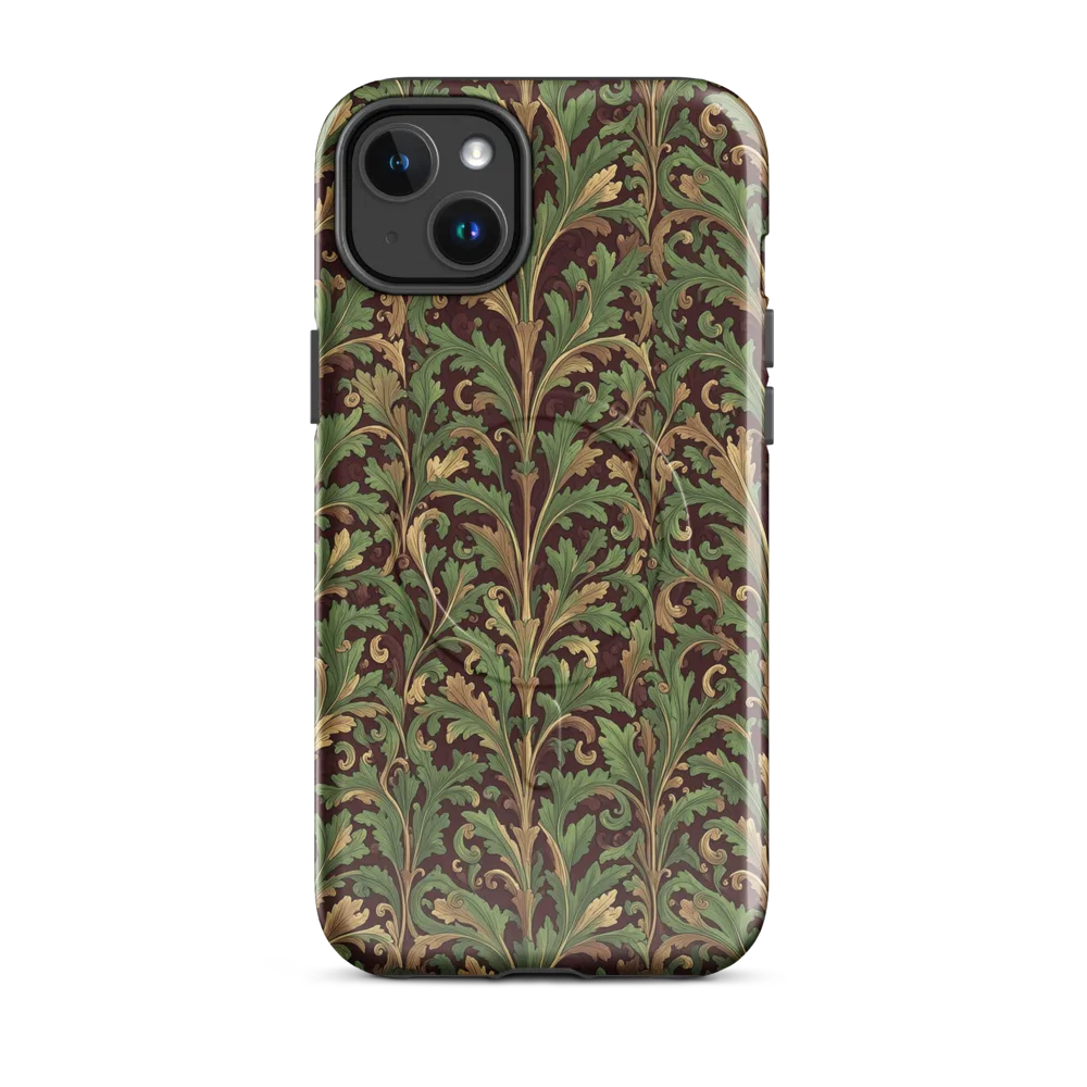 Burgundy Baroque on MagSafe Tough Case for iPhone® — Front