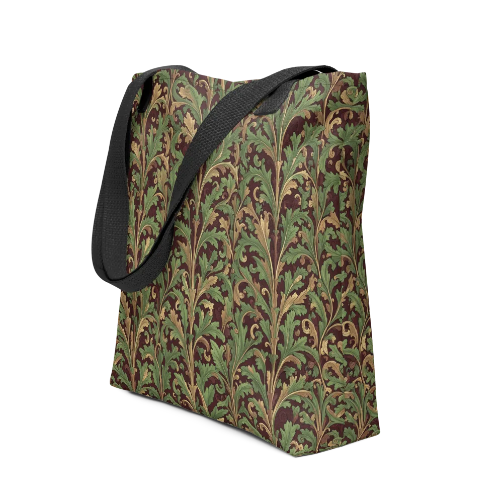 Burgundy Baroque on Tote Bag — Front