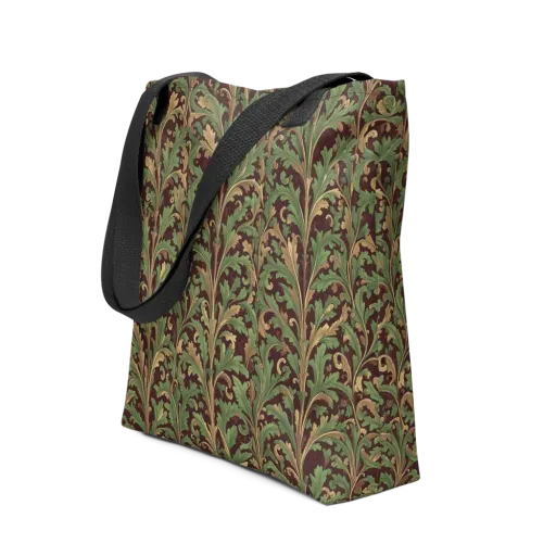 Burgundy Baroque on a Tote Bag