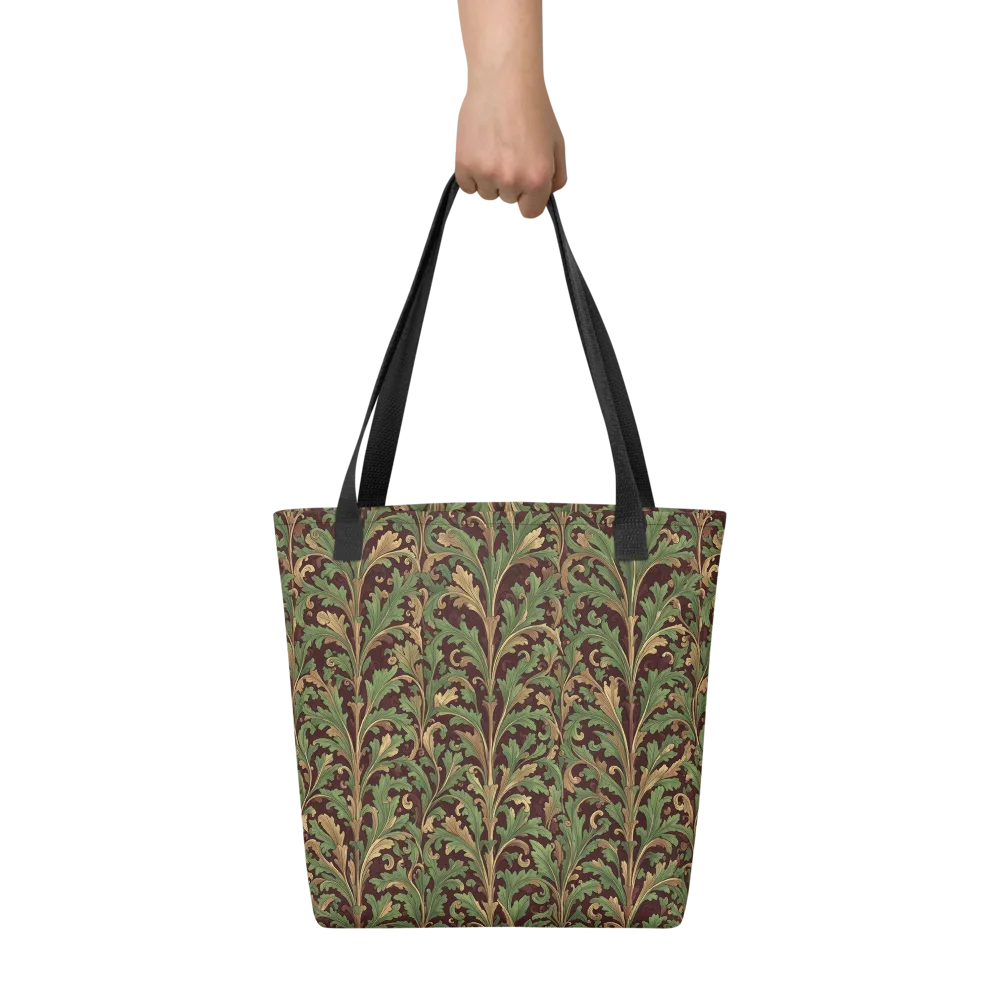 Burgundy Baroque on Tote Bag — Front