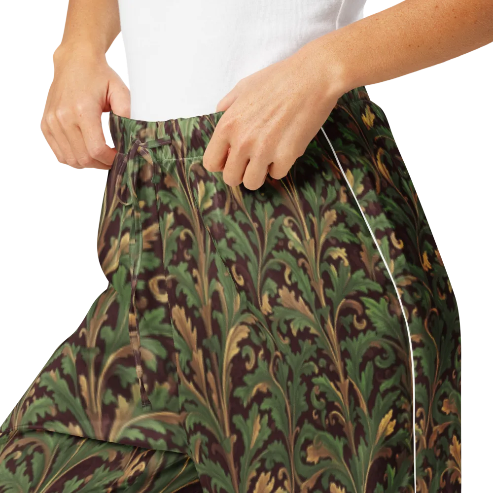 Burgundy Baroque on Women's Pajama Pants — Product details