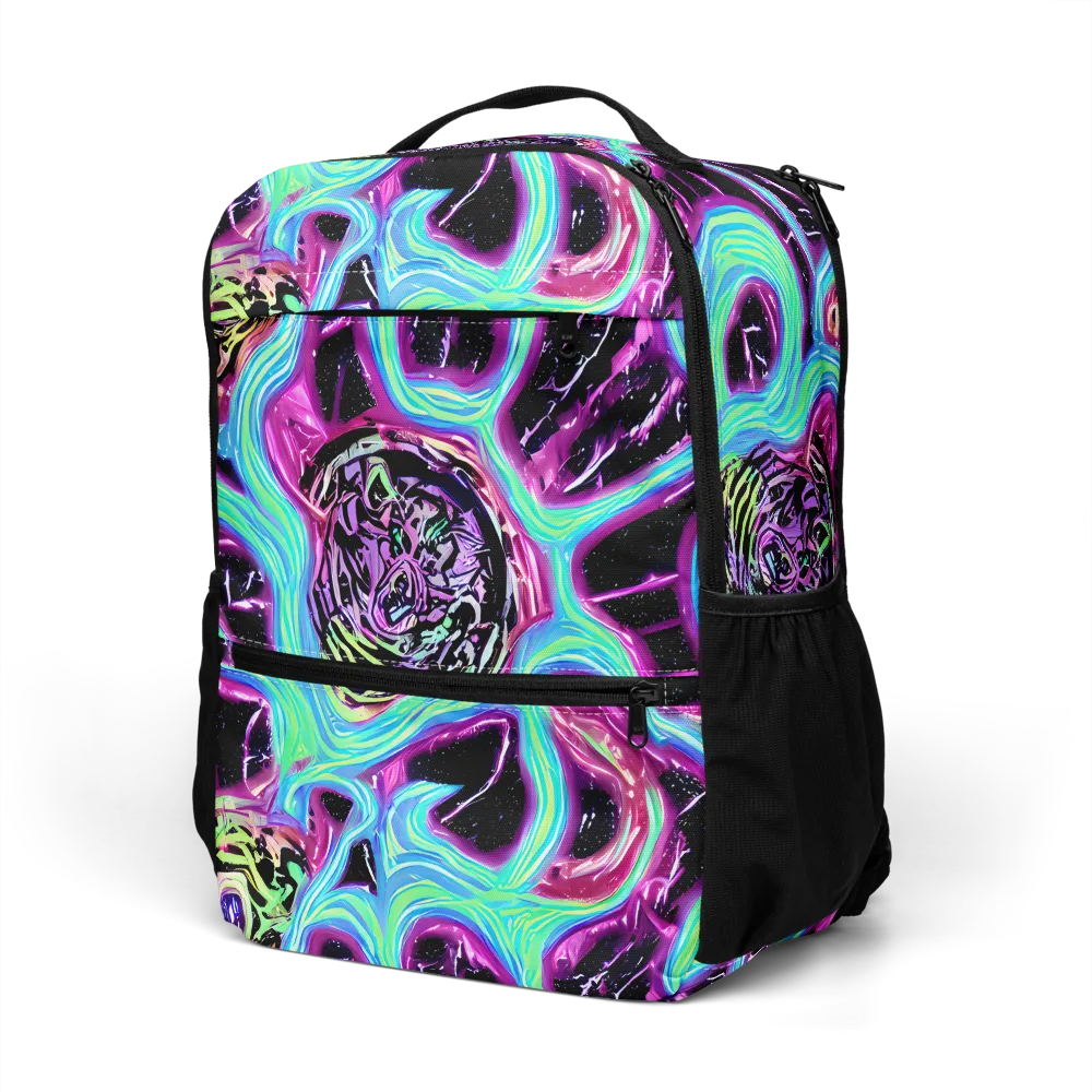 Cosmic Lava on Utility Backpack — Left Front