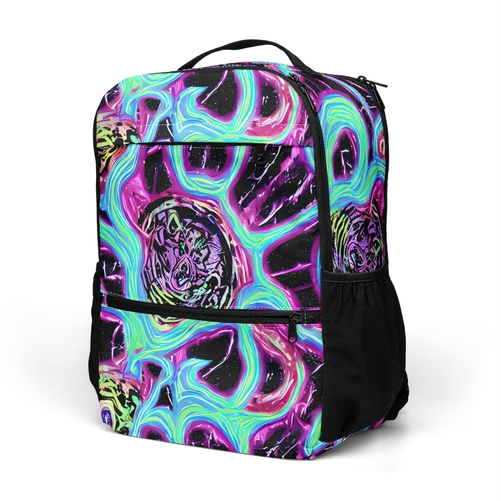 Cosmic Lava on Utility Backpack — Left Front