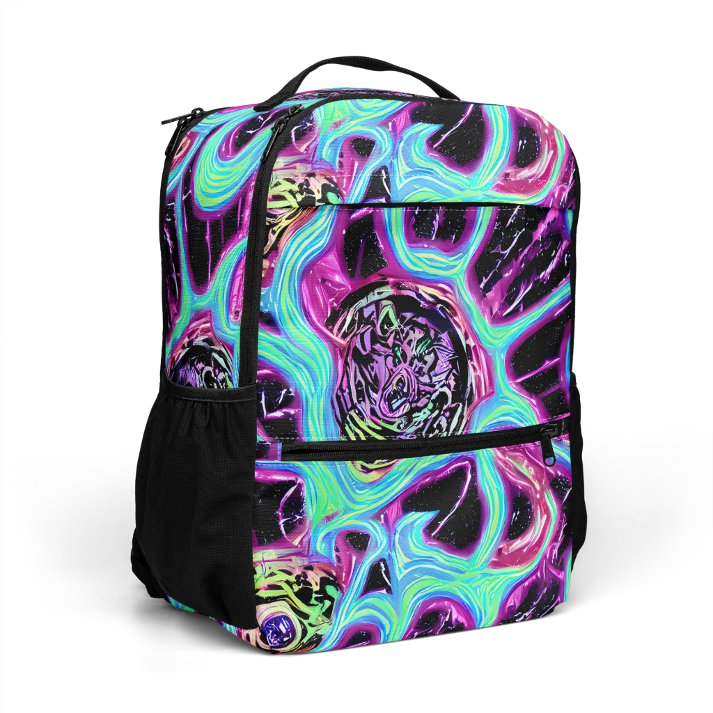 Cosmic Lava on Utility Backpack — Right Front