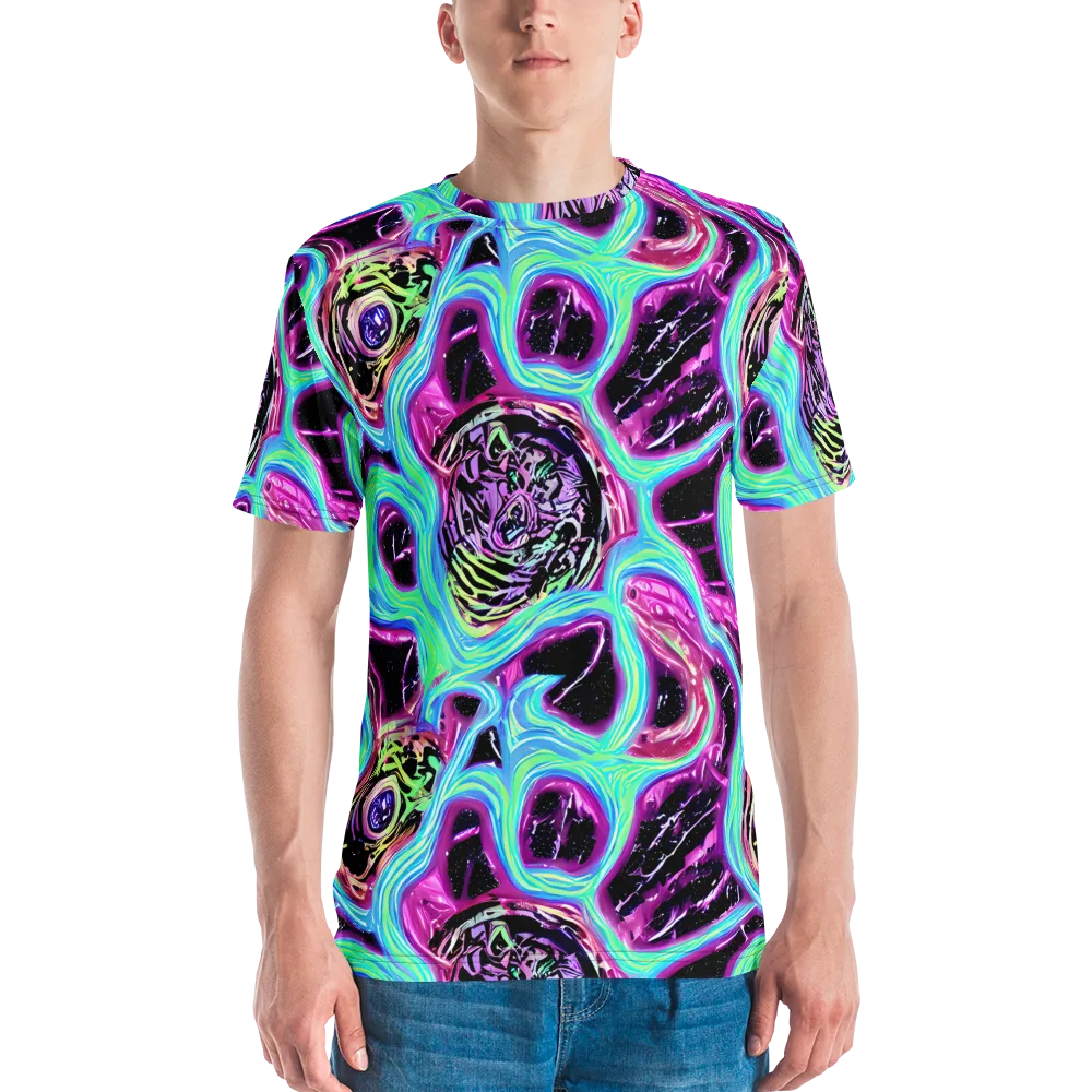 Cosmic Lava on Men's Crew Neck T-Shirt — Front