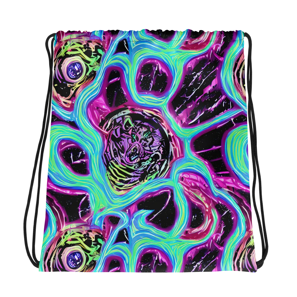 Cosmic Lava on Drawstring Bag — Photo