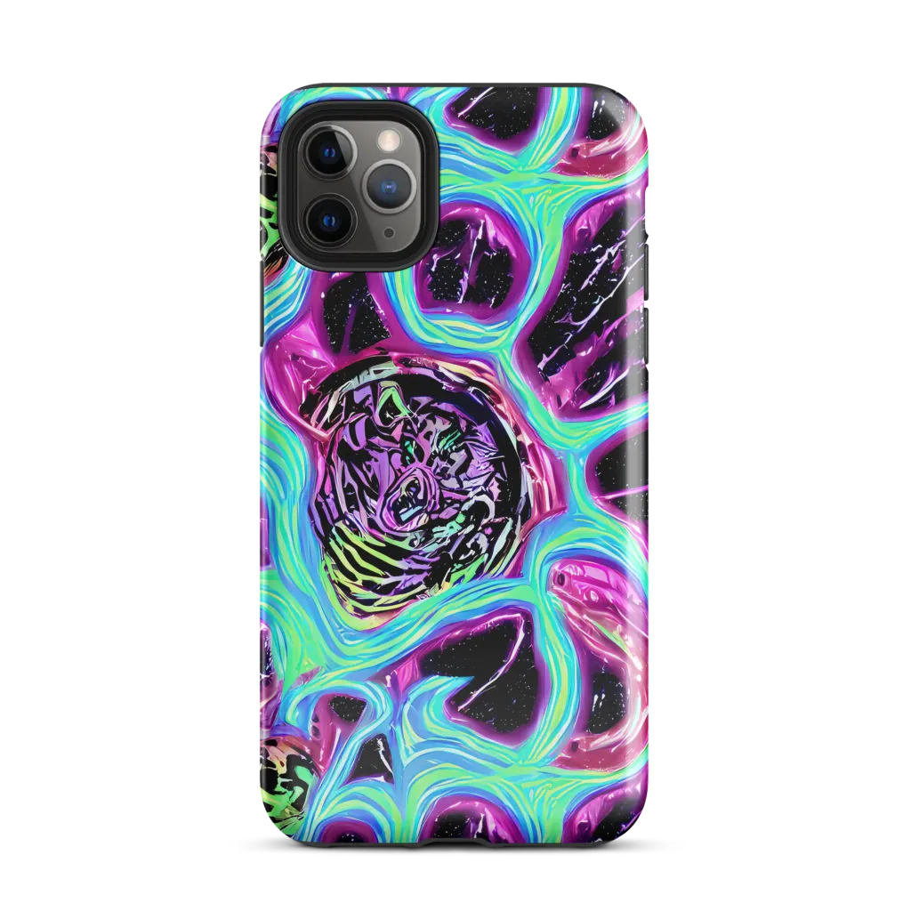 Cosmic Lava on Tough Case for iPhone® — Front