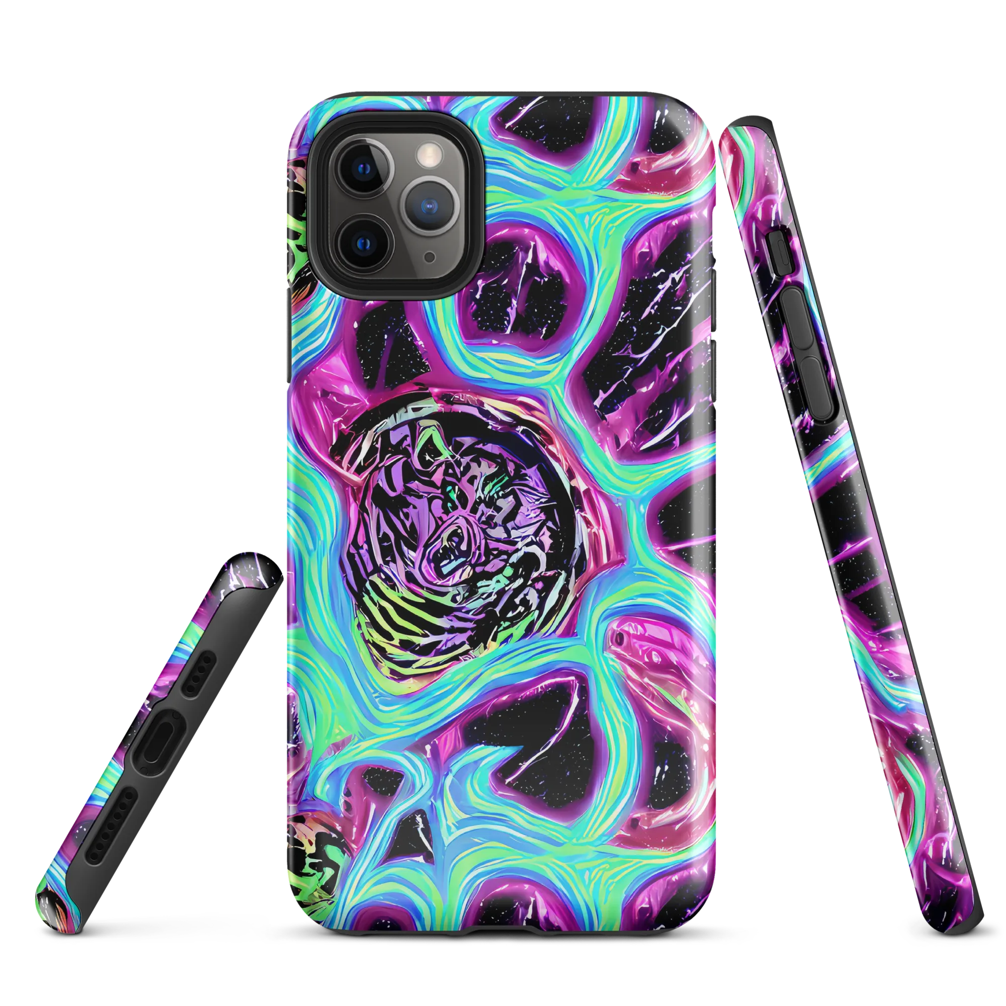 Cosmic Lava on Tough Case for iPhone® — Front
