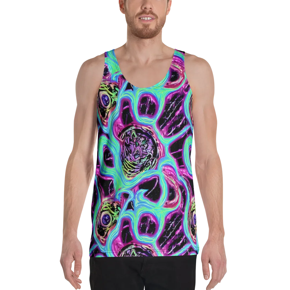 Cosmic Lava on Men's Tank Top — Front