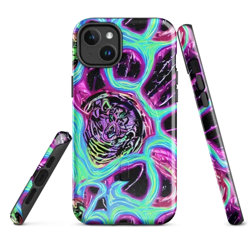 Cosmic Lava on a MagSafe Tough Case for iPhone®