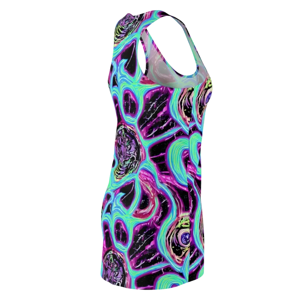 Cosmic Lava on Racerback Dress — Back Side