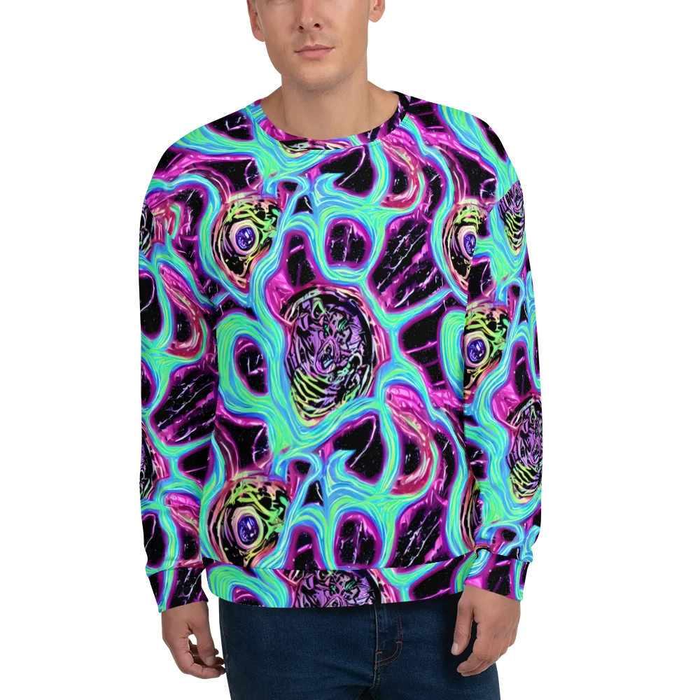 Cosmic Lava on Sweatshirt — Front