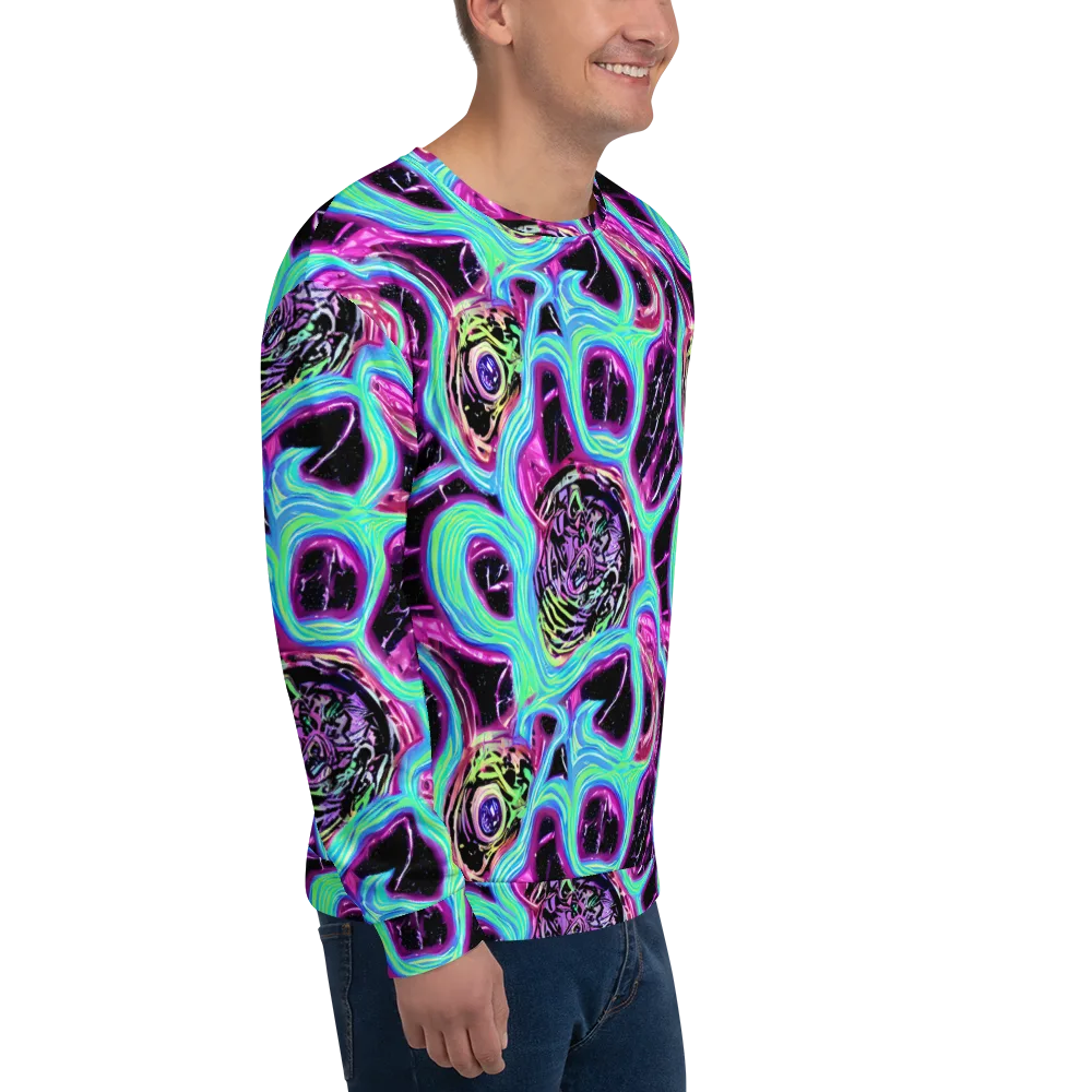 Cosmic Lava on Sweatshirt — Right Front