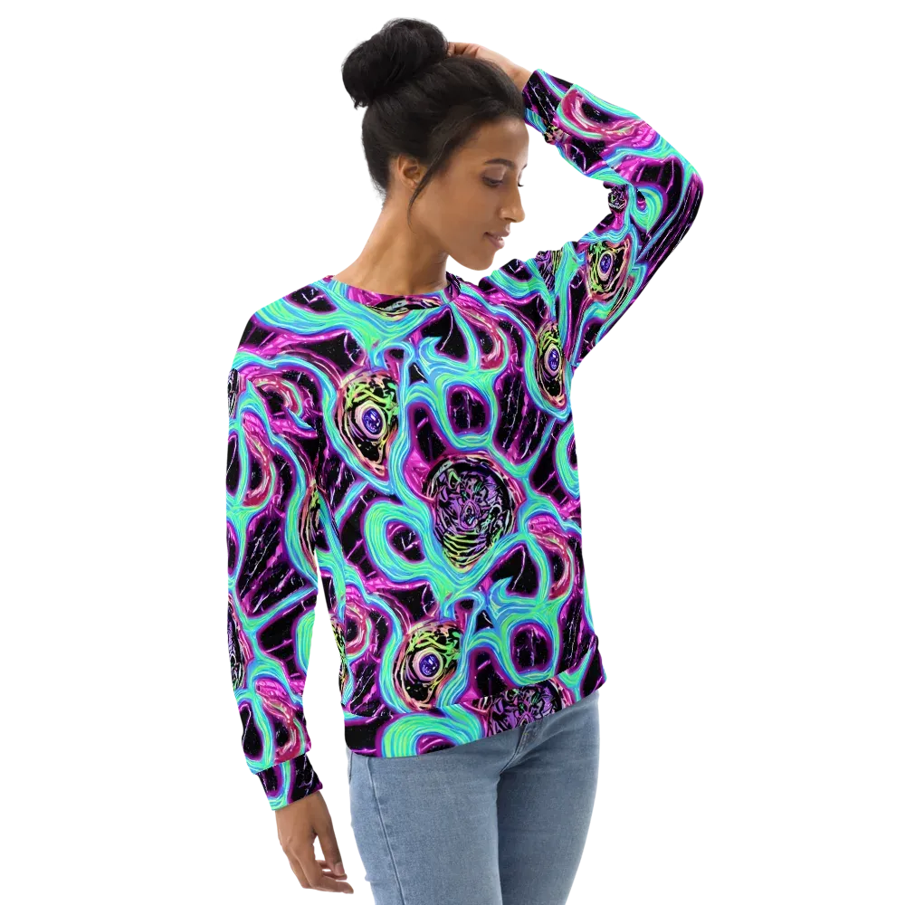 Cosmic Lava on Sweatshirt — Right Front