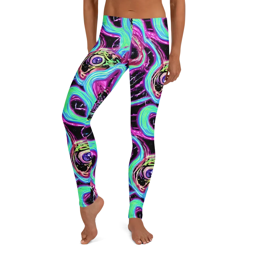 Cosmic Lava on Leggings — Front