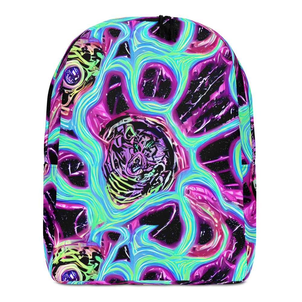 Cosmic Lava on Minimalist Backpack — Front