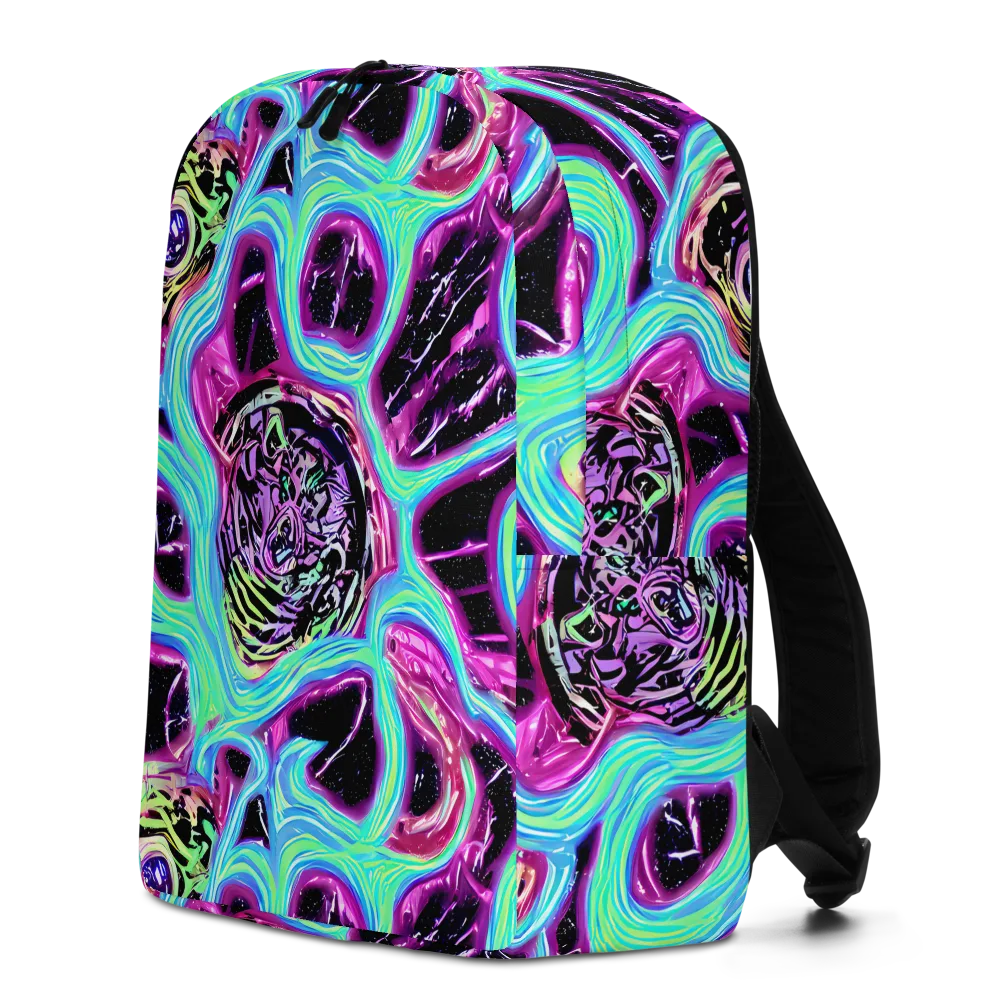 Cosmic Lava on Minimalist Backpack — Left