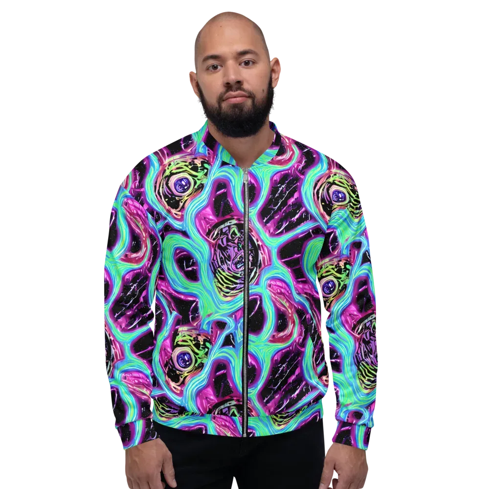 Cosmic Lava on Bomber Jacket — Front