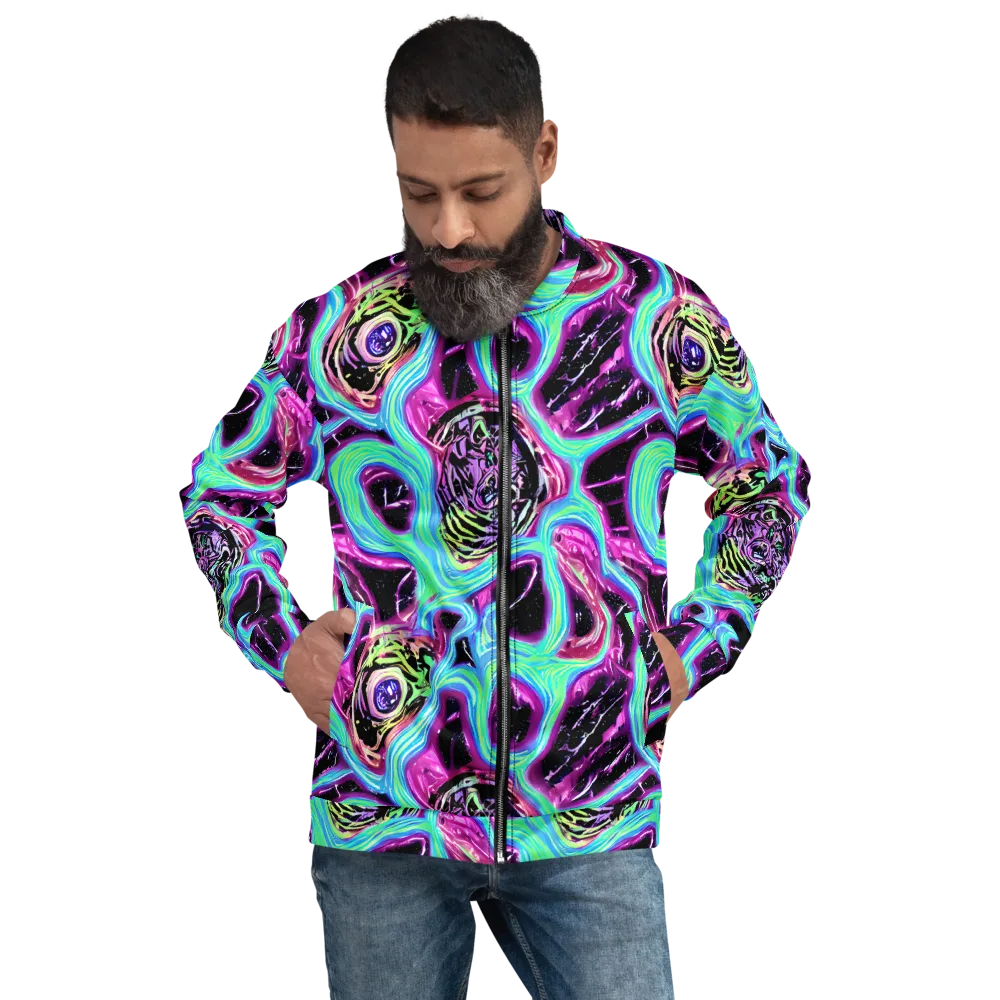 Cosmic Lava on Bomber Jacket — Front