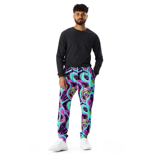 Cosmic Lava on a Men's Joggers