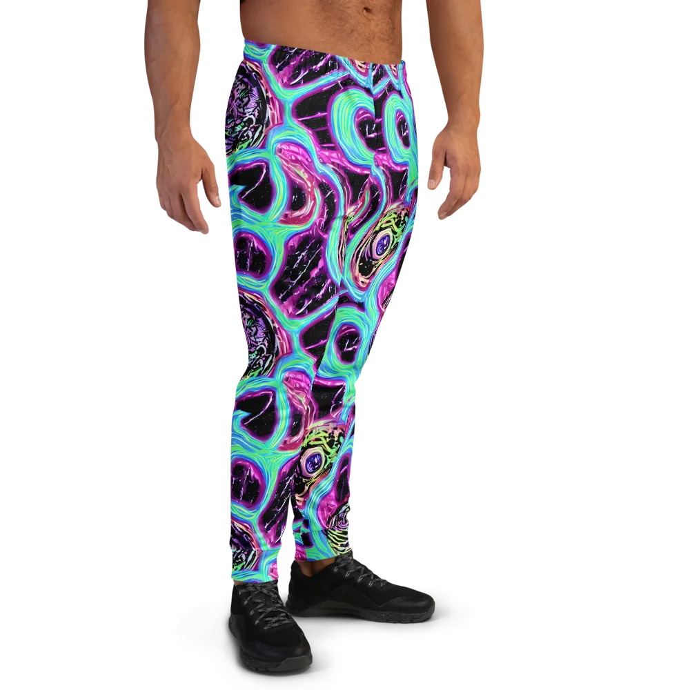 Cosmic Lava on Men's Joggers — Right