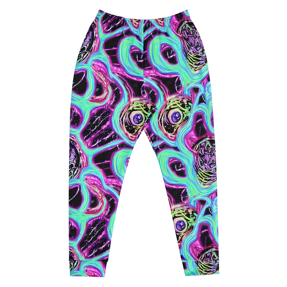 Cosmic Lava on Men's Joggers — Front