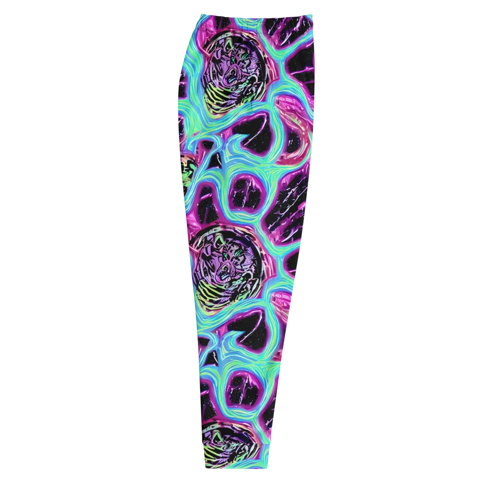 Cosmic Lava on Men's Joggers — Right