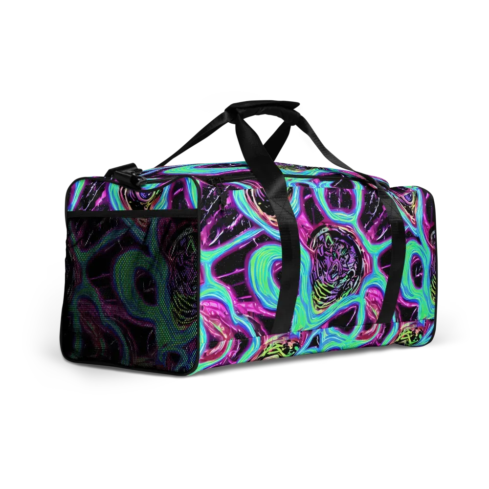 Cosmic Lava on Duffle Bag — Right Front