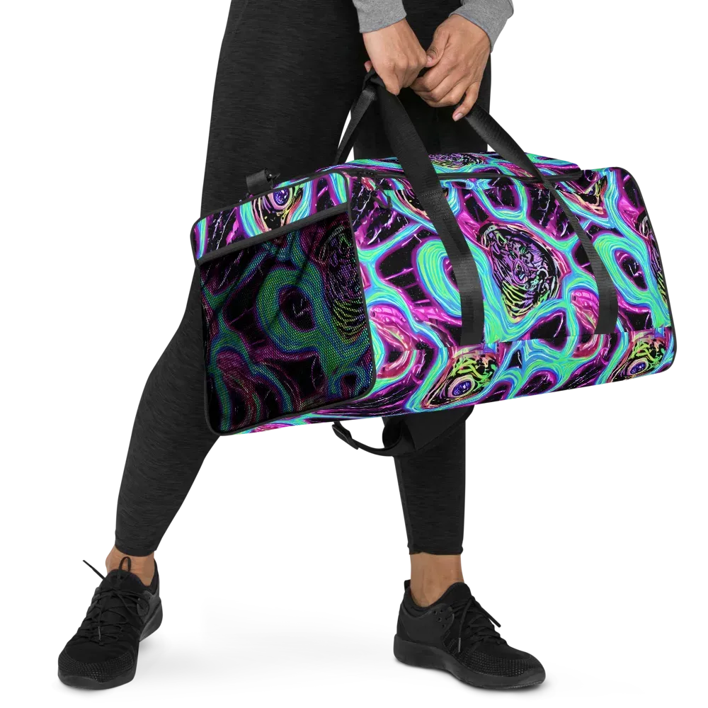 Cosmic Lava on Duffle Bag — Right Front