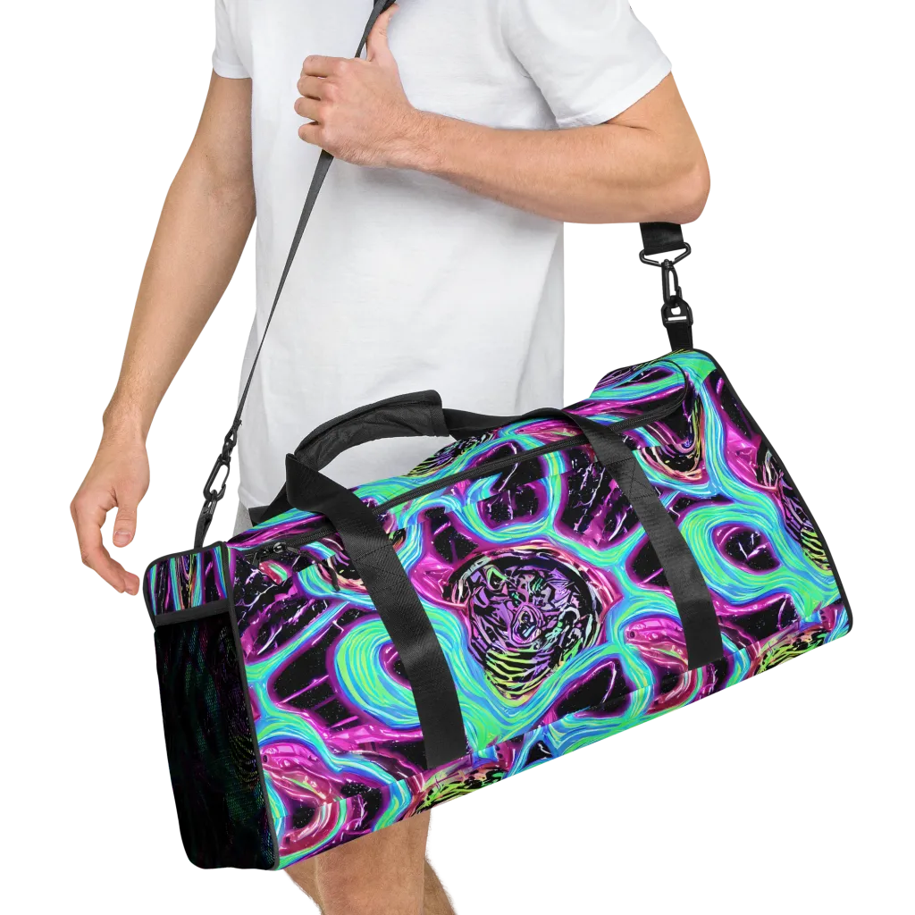 Cosmic Lava on Duffle Bag — Right Front