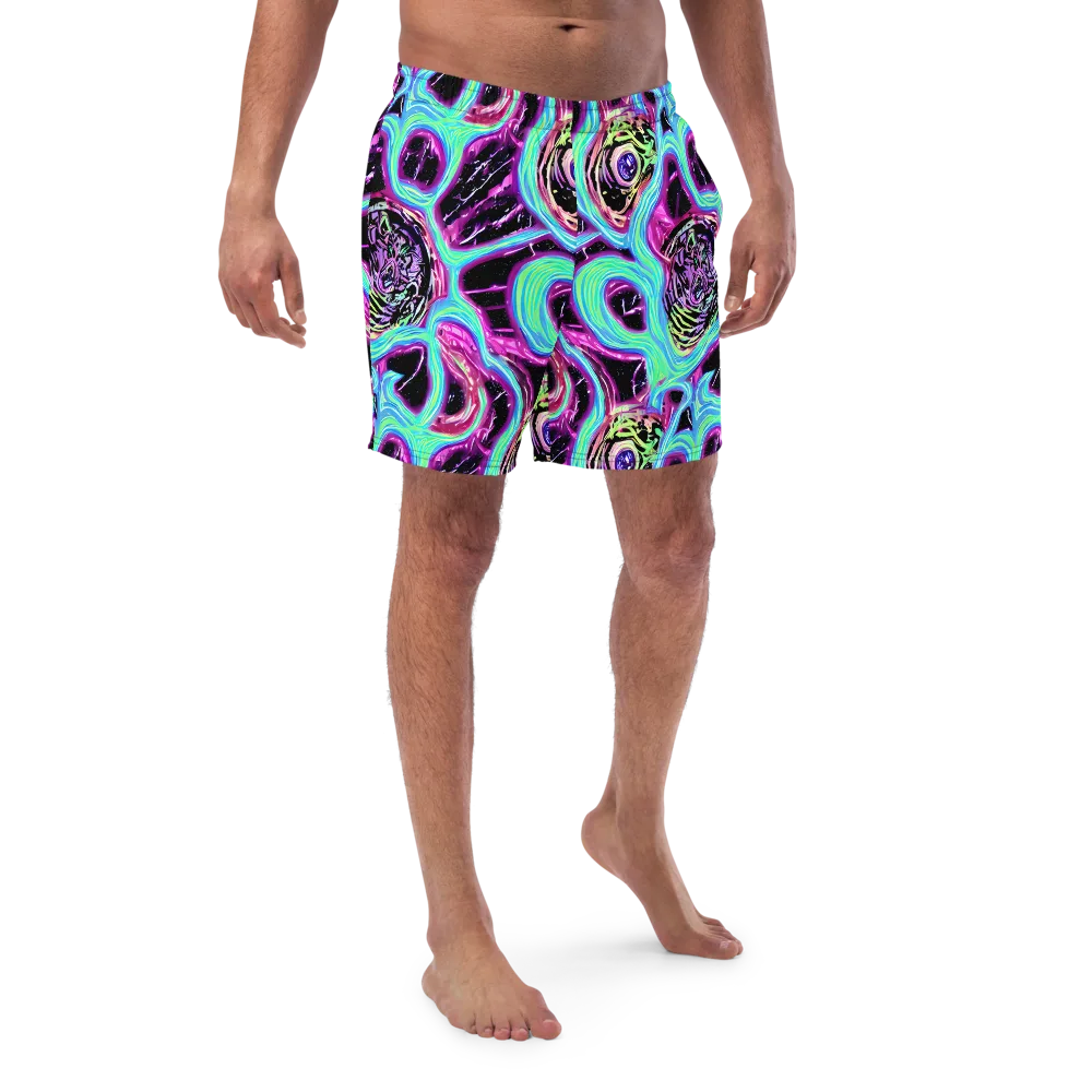 Cosmic Lava on Swim Trunks — Front
