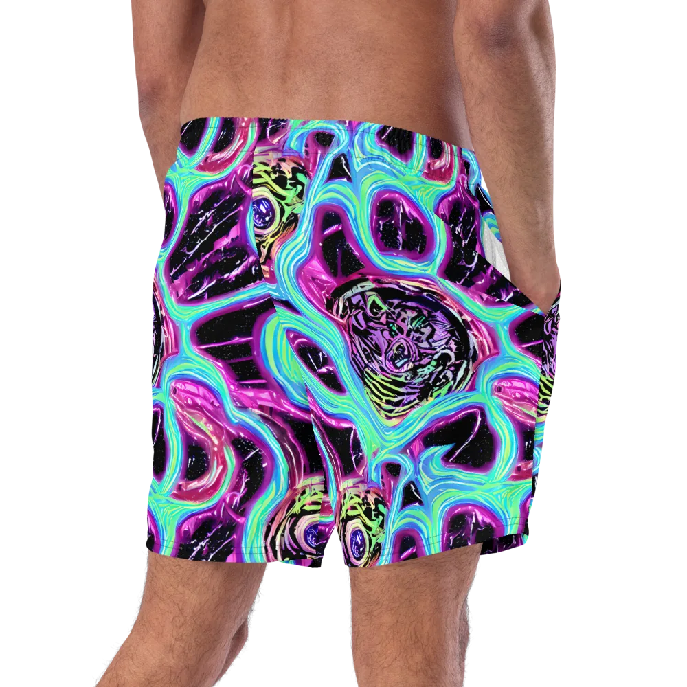 Cosmic Lava on Swim Trunks — Right Back