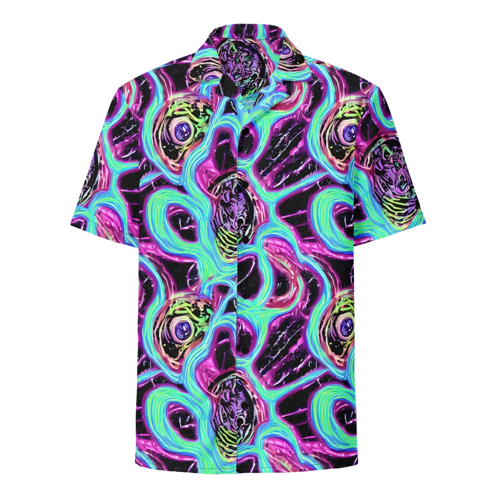 Cosmic Lava on Button Shirt — Front