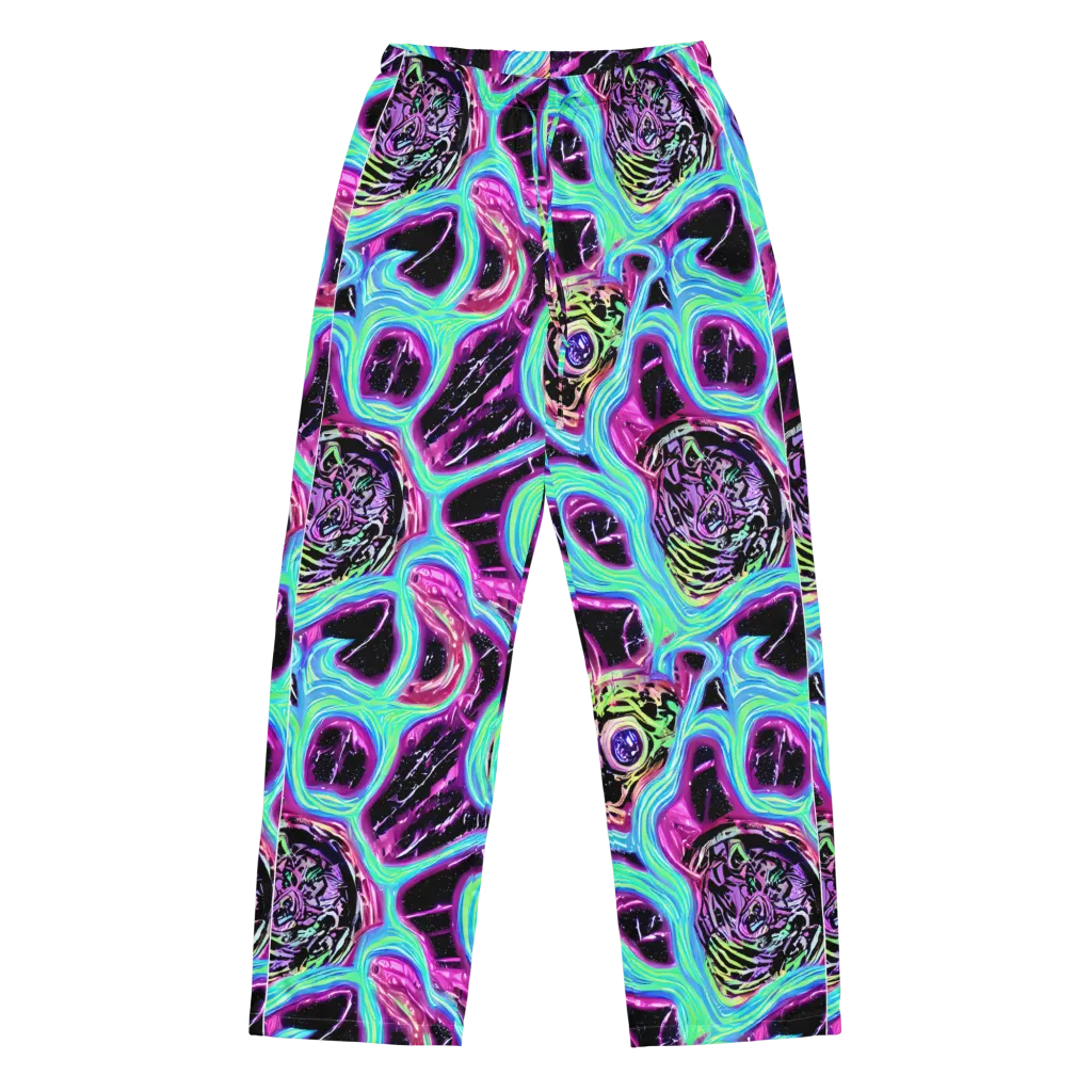 Cosmic Lava on Women's Pajama Pants — Front