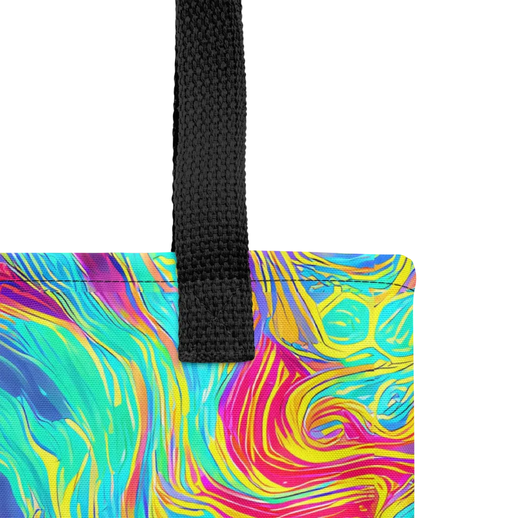 Neon Marbles on Tote Bag — Product details