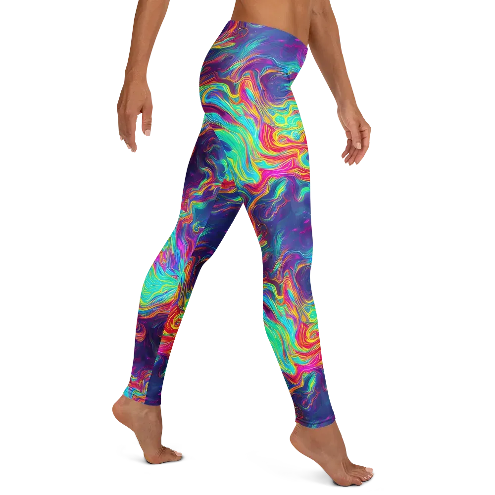 Neon Marbles on Leggings — Right