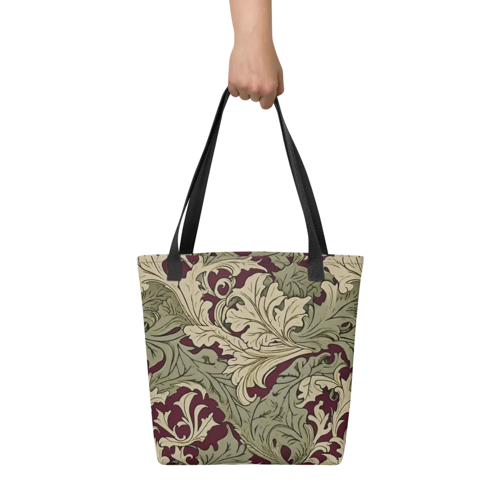 Acanthus Nocturne on Tote Bag — Front