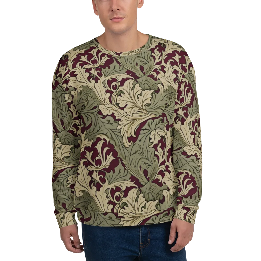 Acanthus Nocturne on Sweatshirt — Front
