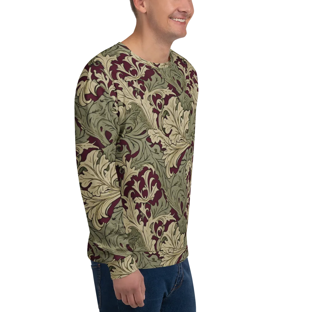 Acanthus Nocturne on Sweatshirt — Right Front