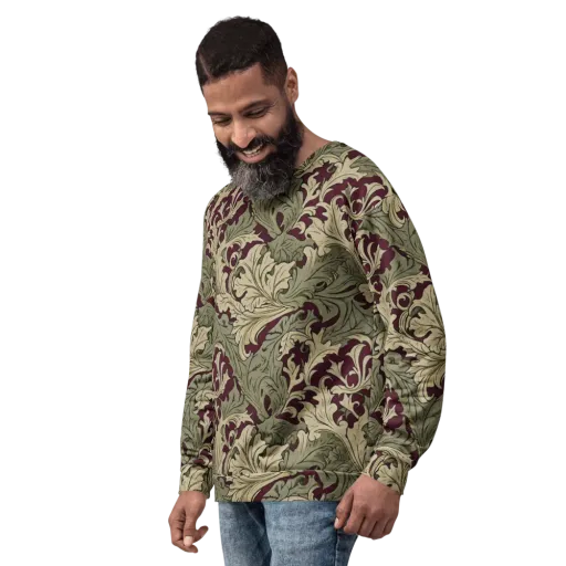 Acanthus Nocturne on a Sweatshirt