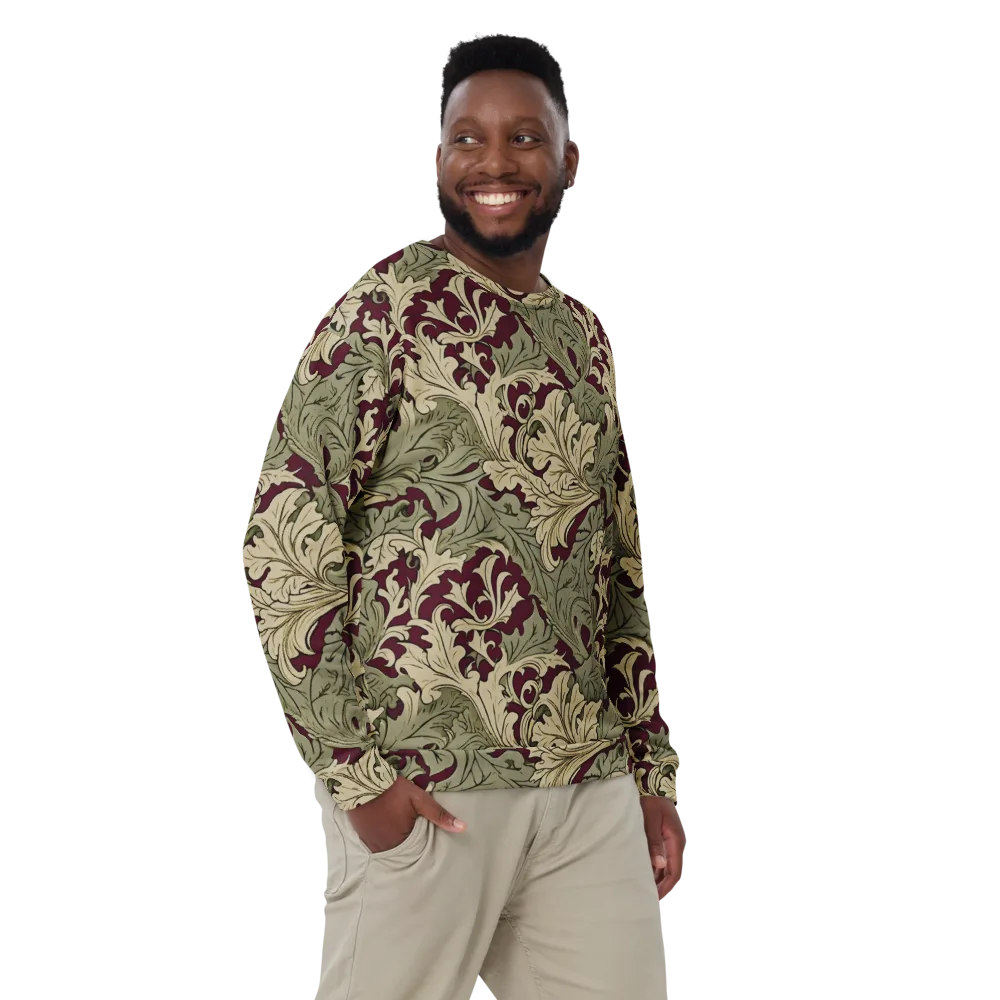 Acanthus Nocturne on Sweatshirt — Front