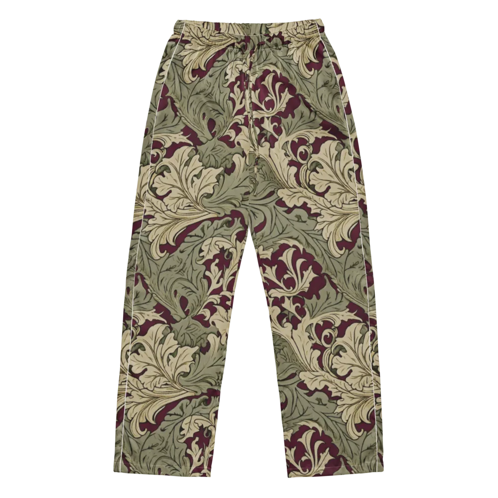 Acanthus Nocturne on Women's Pajama Pants — Front
