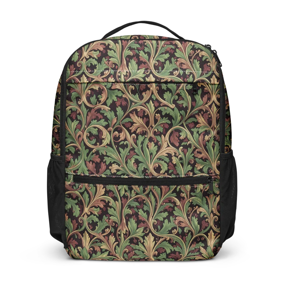 Verdant Baroque on Utility Backpack — Front