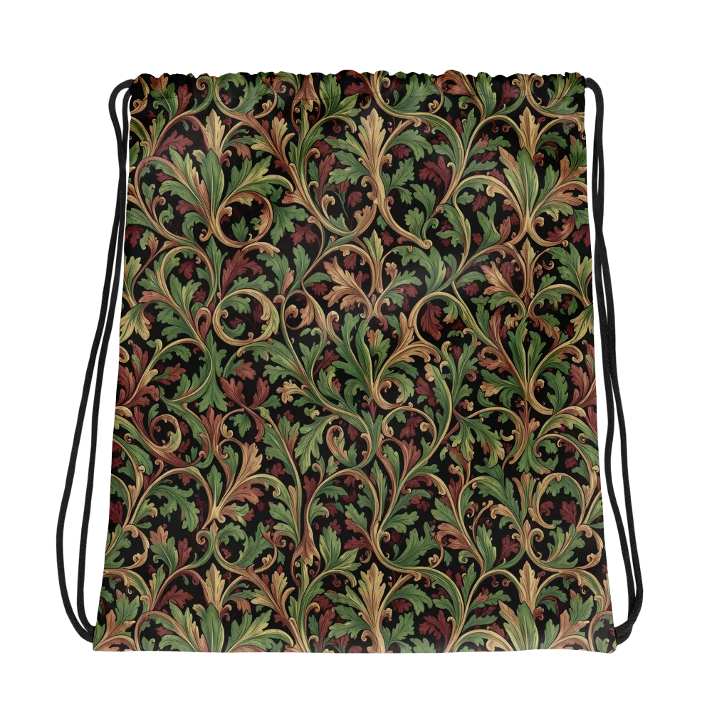 Verdant Baroque on Drawstring Bag — Photo