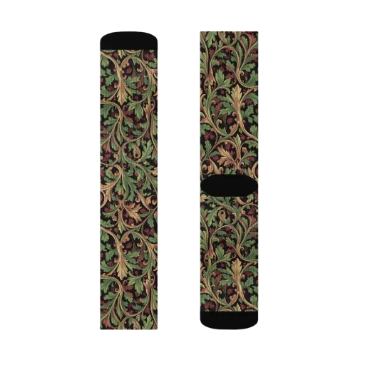 Verdant Baroque on a Socks