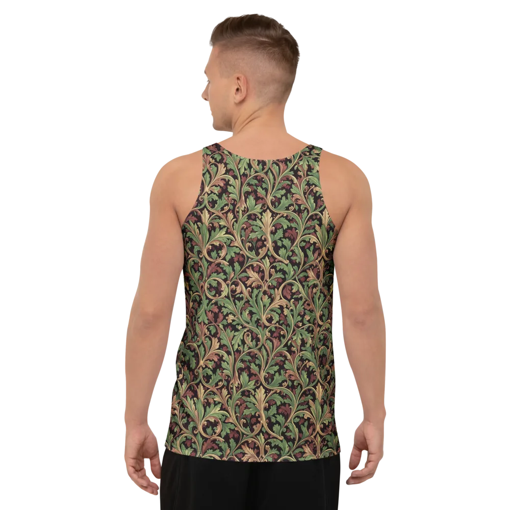 Verdant Baroque on Men's Tank Top — Back