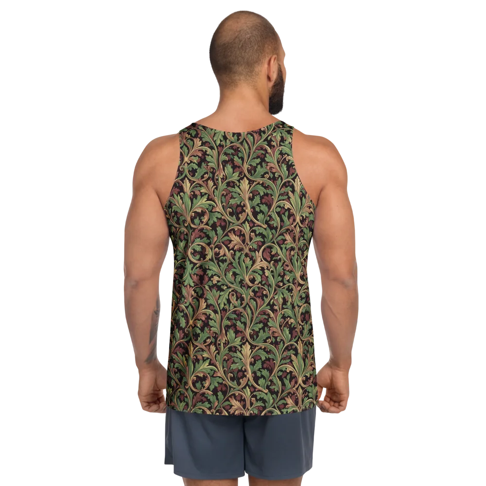 Verdant Baroque on Men's Tank Top — Back